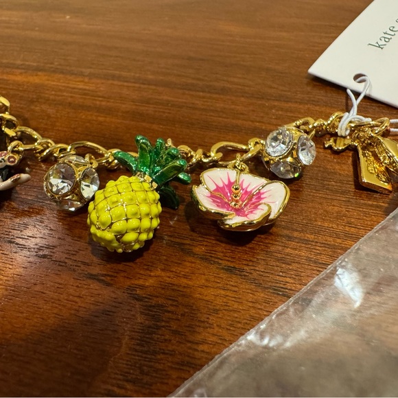 NWT kate spade Hawaiian Charm Bracelet🌴🌺 - Picture 3 of 9